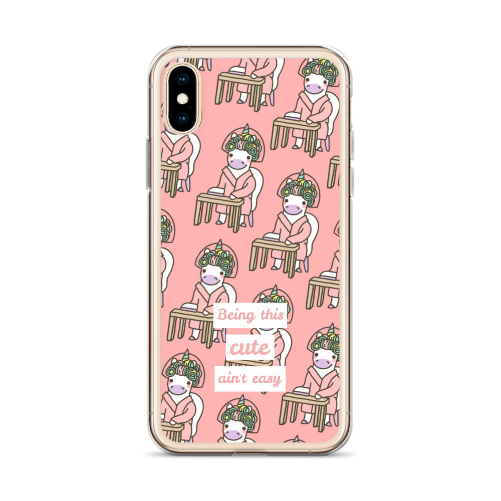 Being This Cute Ain't Easy iPhone Case