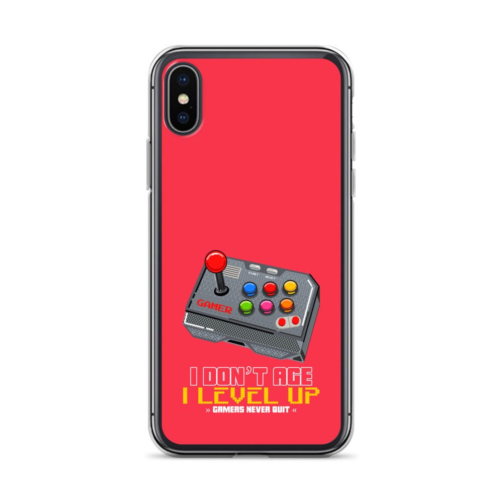 I Don't Age I Level Up iPhone Case