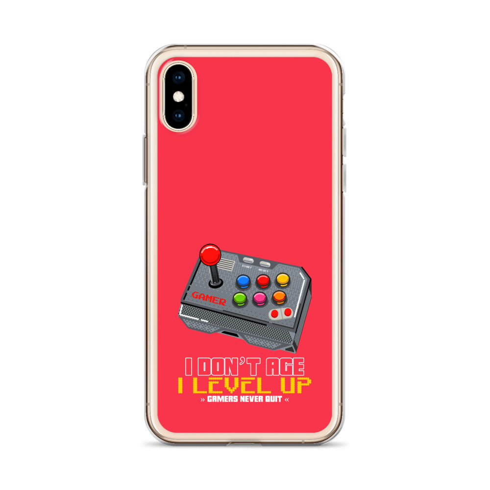 I Don't Age I Level Up iPhone Case