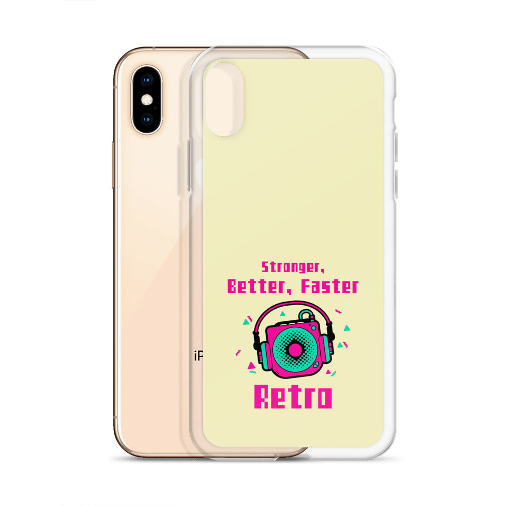 Stronger, Better, Faster Retro iPhone Case