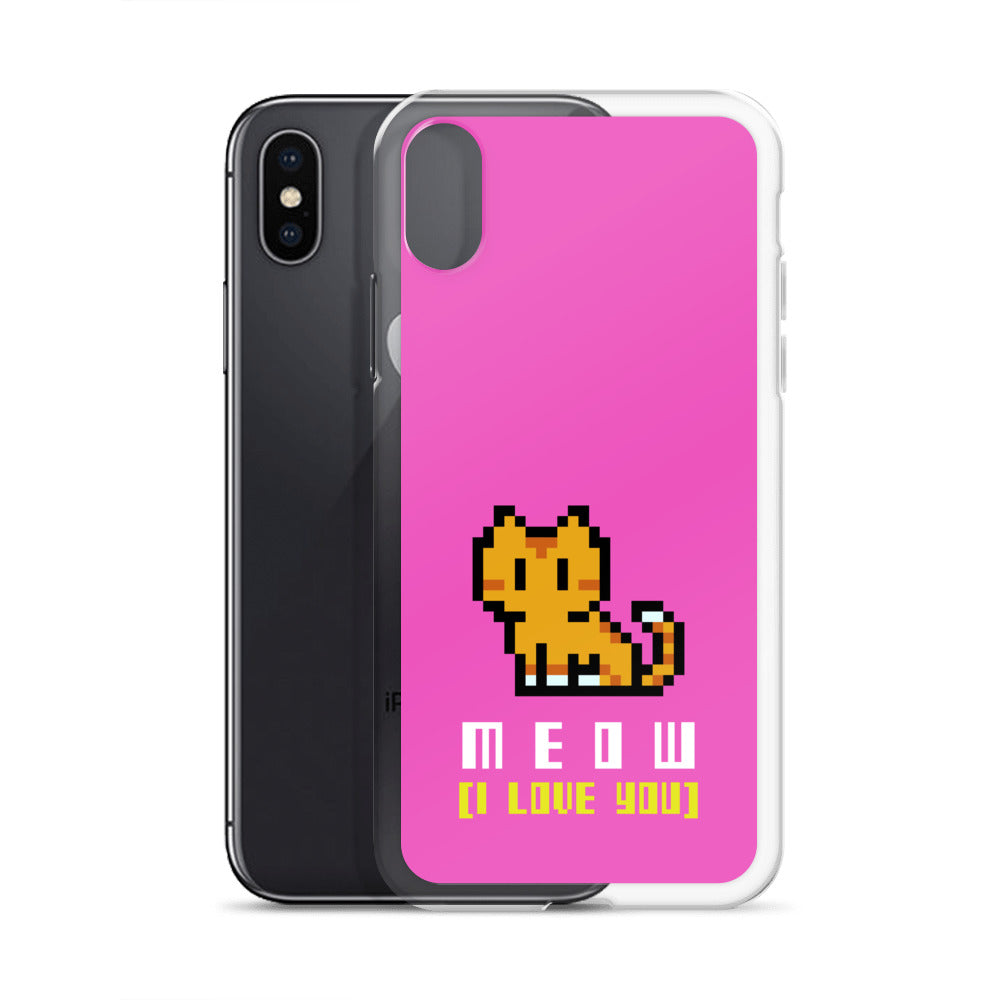 8 Bit Meow iPhone Case