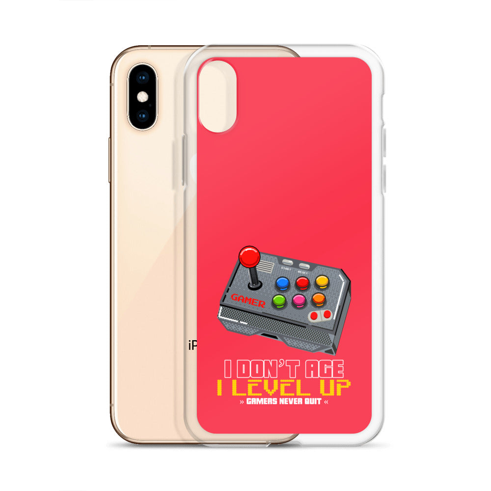 I Don't Age I Level Up iPhone Case