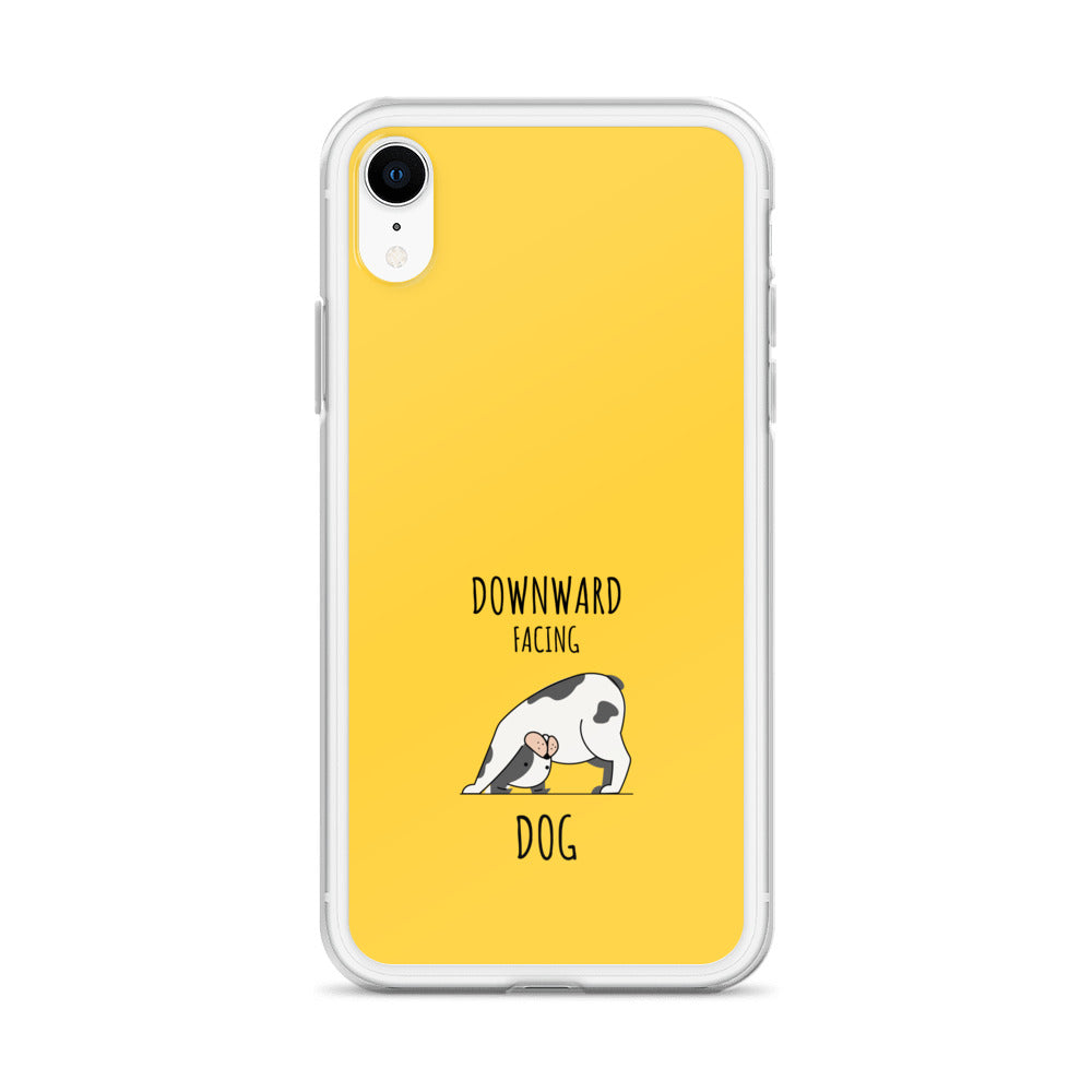 Downward Facng Dog Yoga iPhone Case