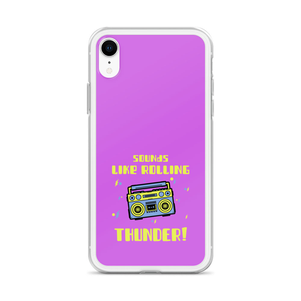 Sounds Like Rolling Thunder iPhone Case