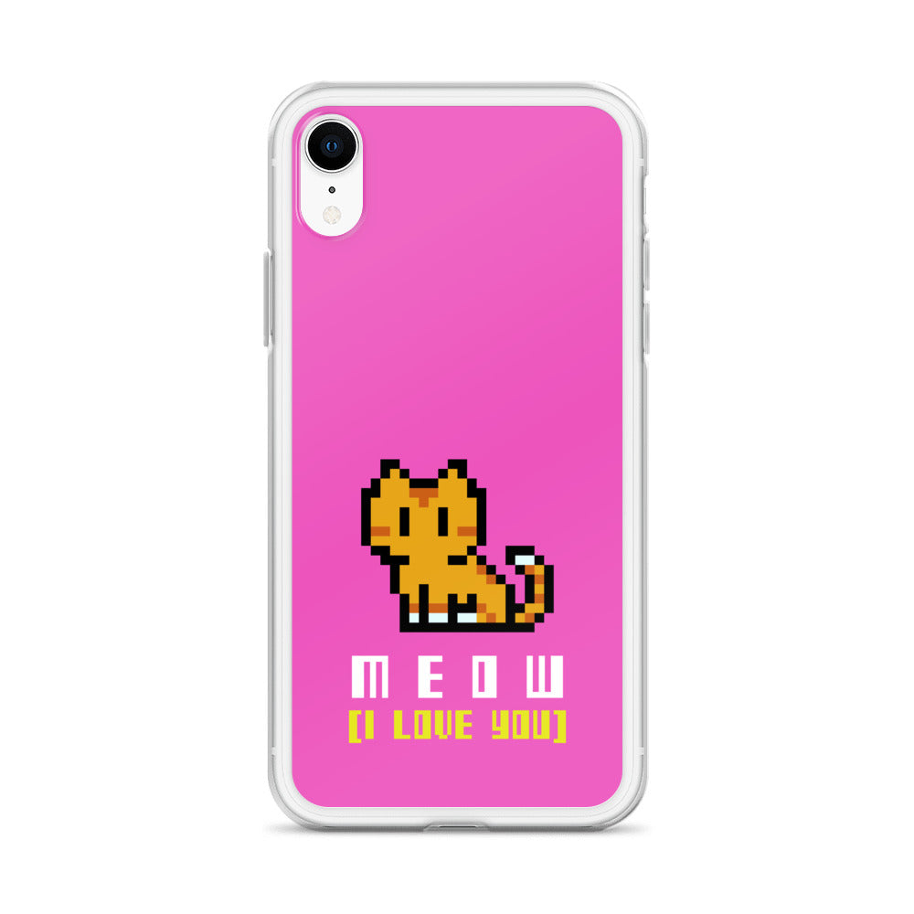 8 Bit Meow iPhone Case