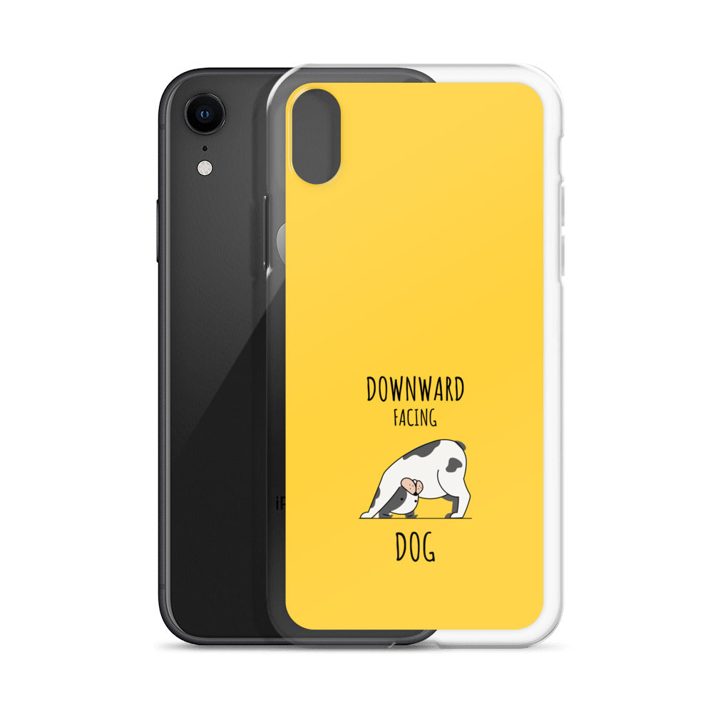 Downward Facng Dog Yoga iPhone Case