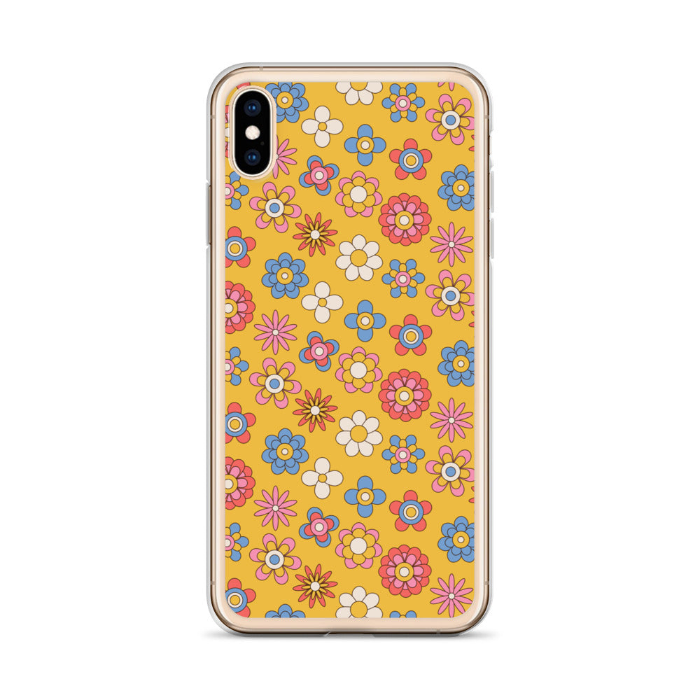 70s Flower Power iPhone Case