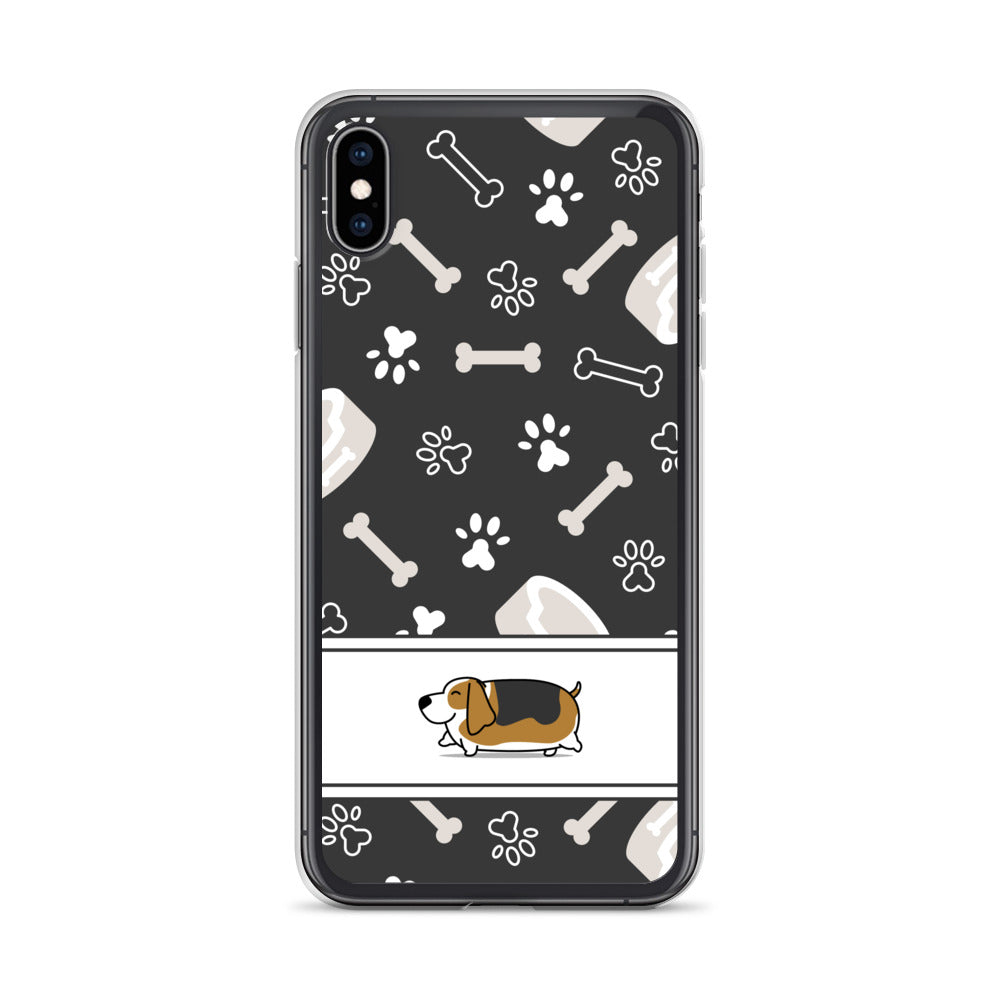 Fat Basset Hound iPhone Case