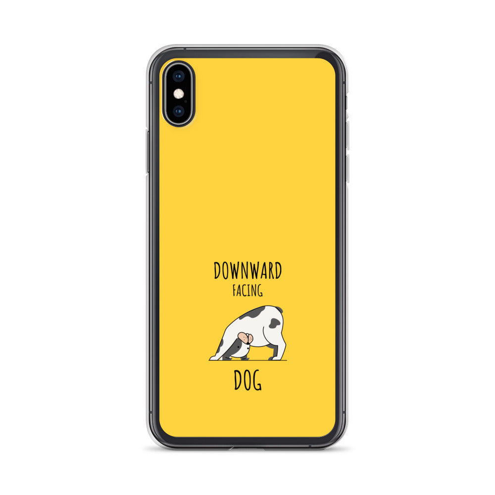 Downward Facng Dog Yoga iPhone Case