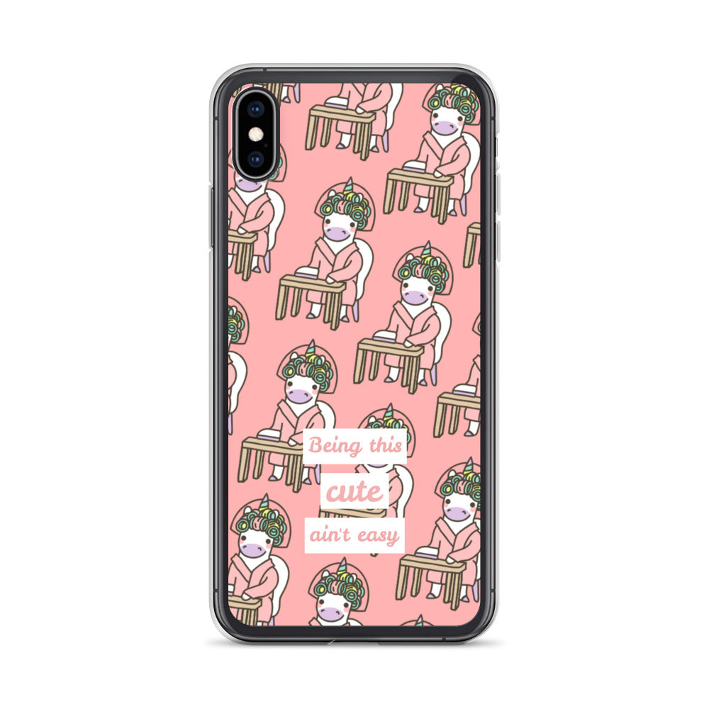 Being This Cute Ain't Easy iPhone Case