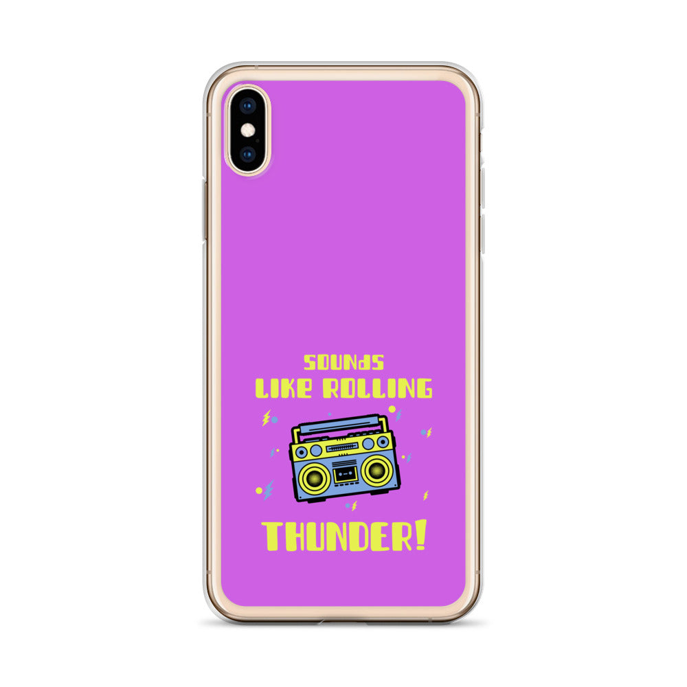 Sounds Like Rolling Thunder iPhone Case