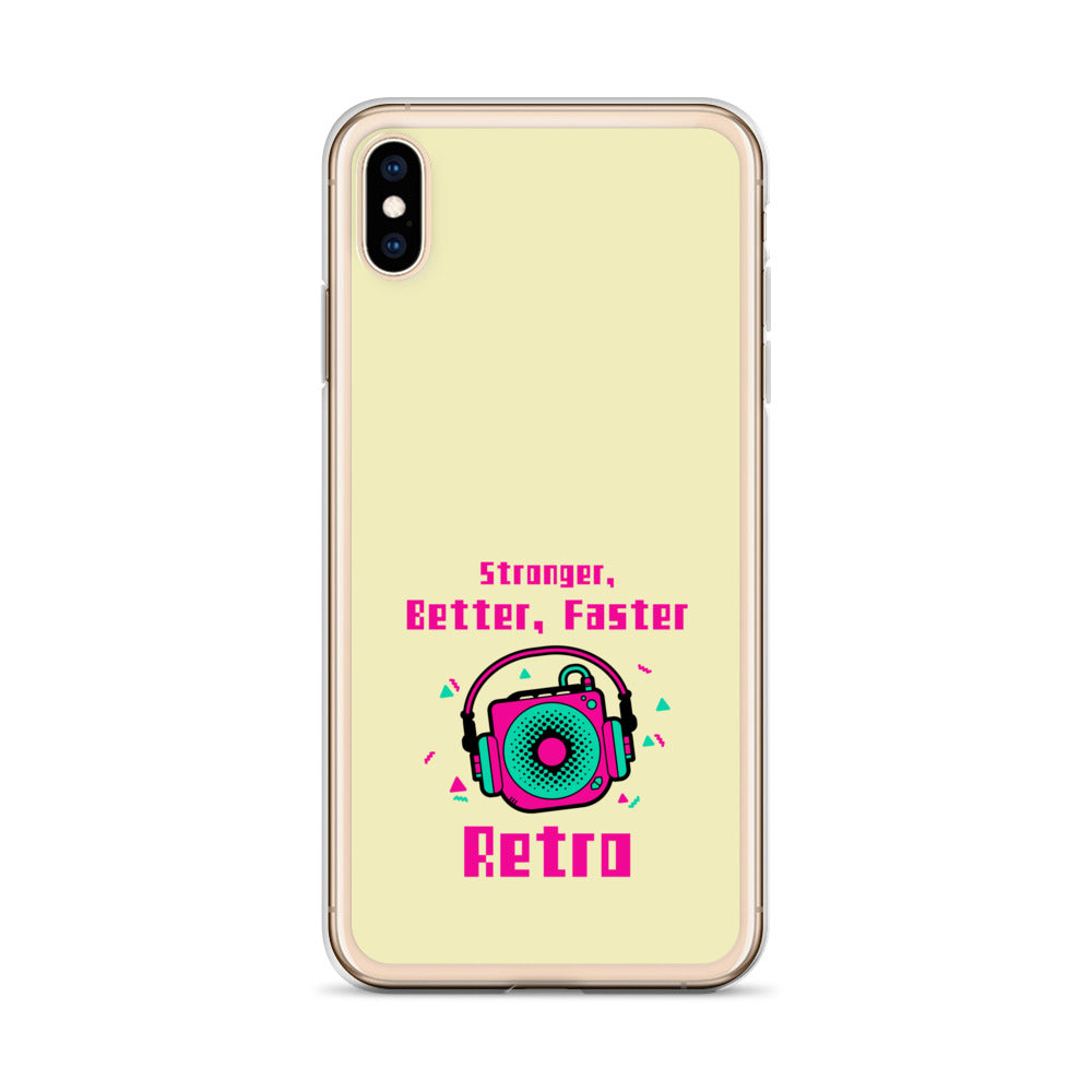 Stronger, Better, Faster Retro iPhone Case