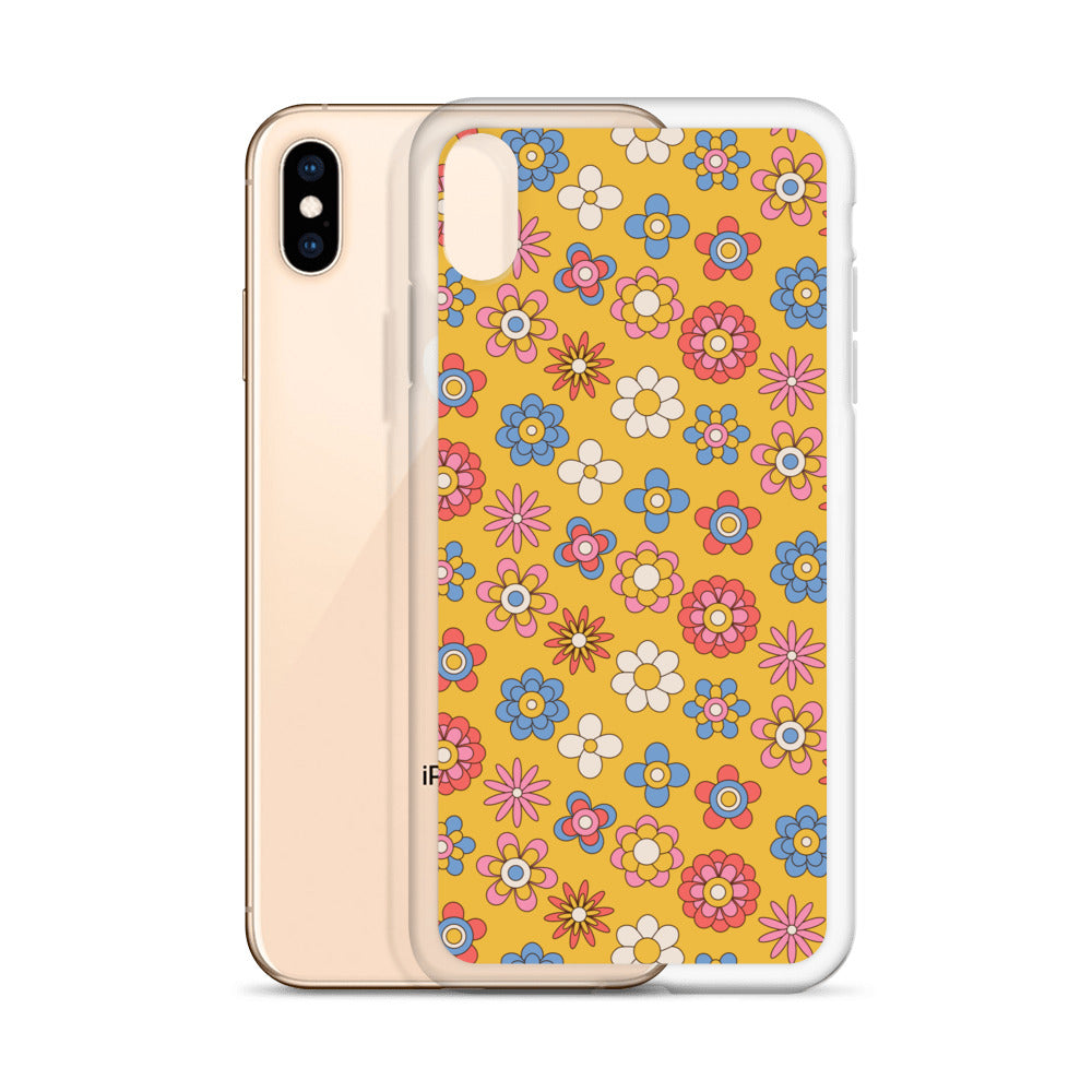 70s Flower Power iPhone Case