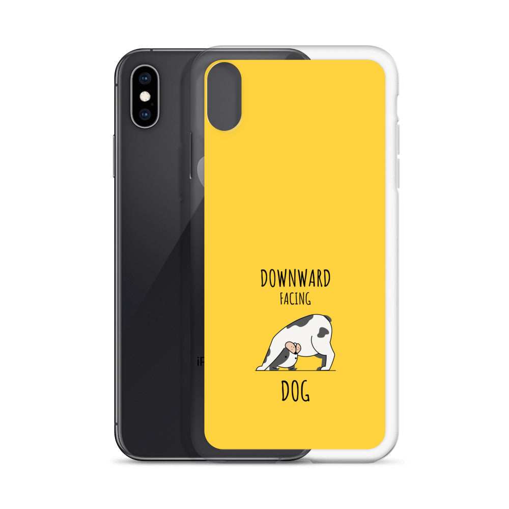 Downward Facng Dog Yoga iPhone Case