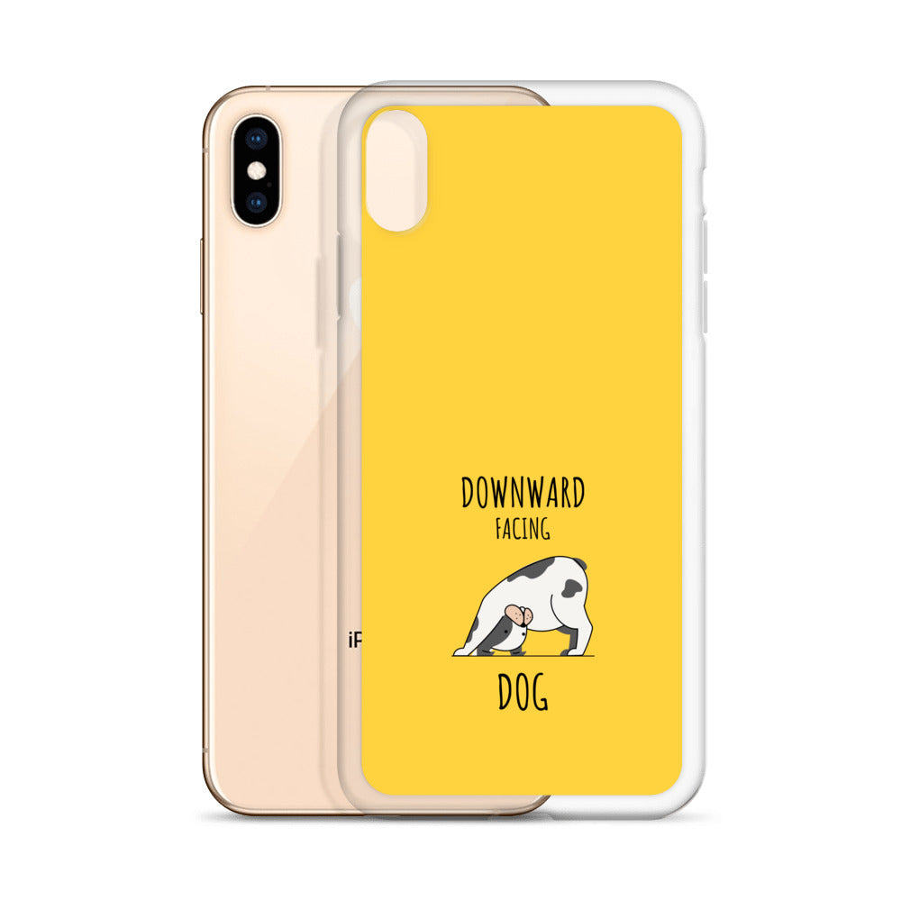 Downward Facng Dog Yoga iPhone Case