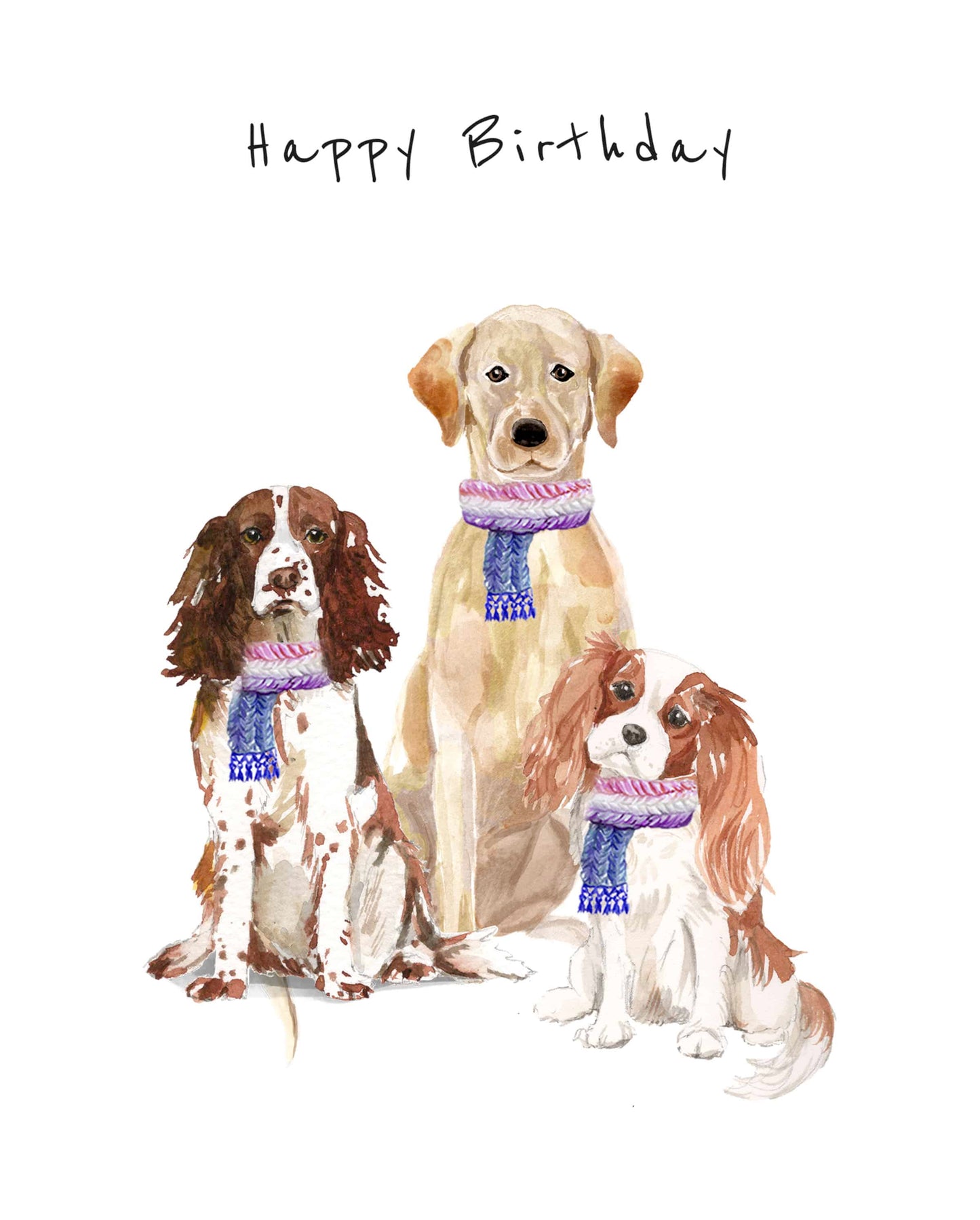 Gender Fluid Birthday Dog Card