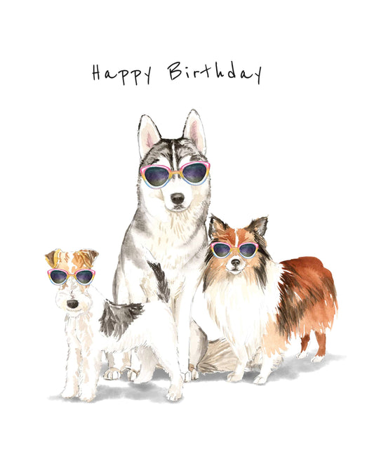 Pansexual Birthday Dog Card