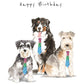 Polysexual Birthday Dog Card