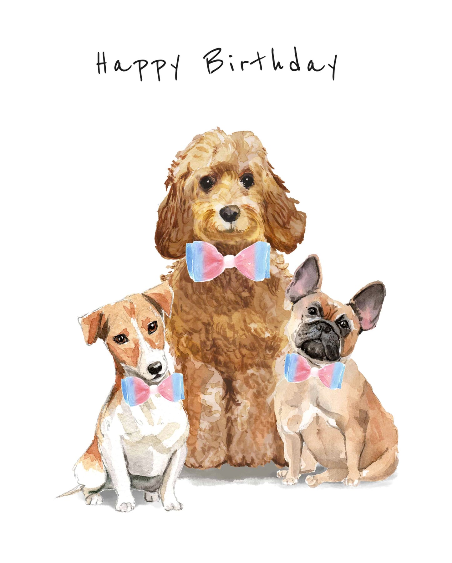 Trans Birthday Dog Card