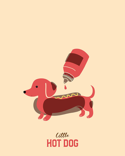 Little Hot Dog iPhone Case