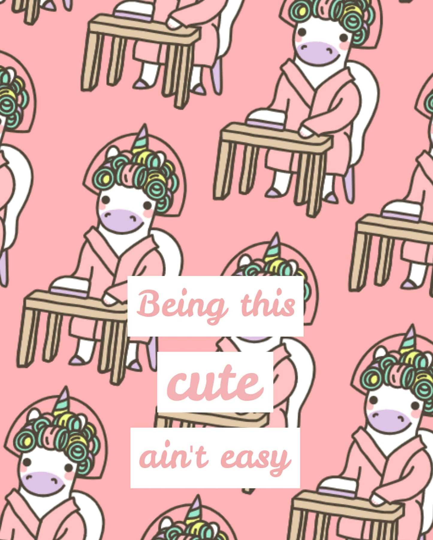 Being This Cute Ain't Easy iPhone Case