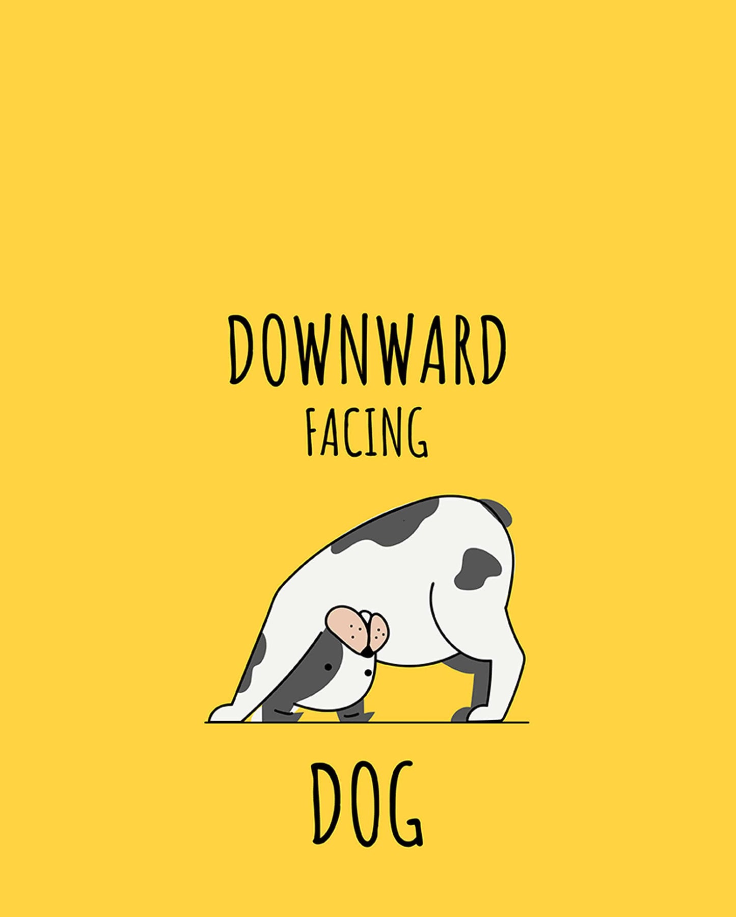 Downward Facng Dog Yoga iPhone Case