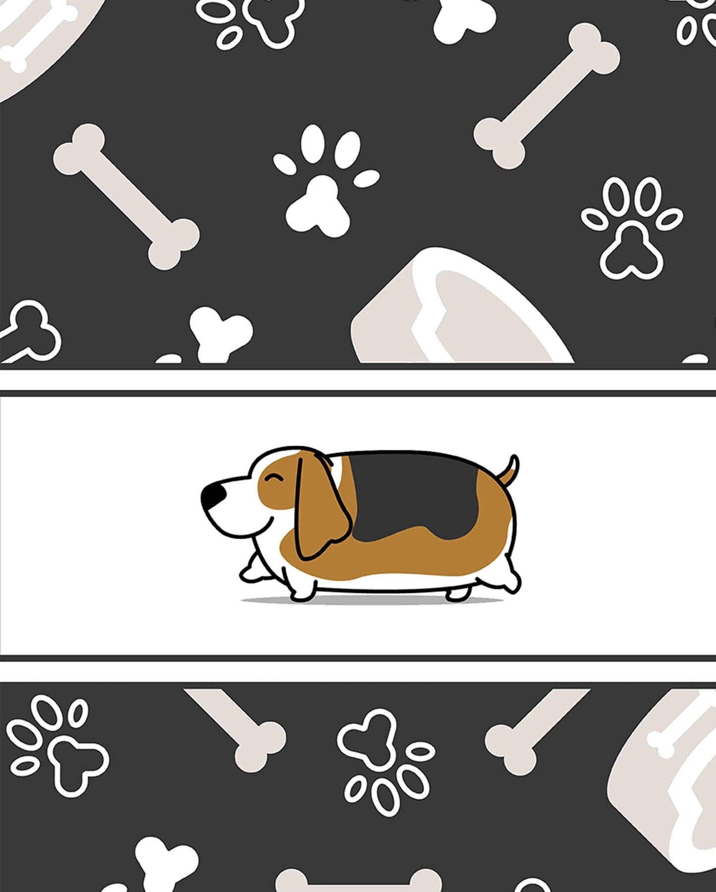 Fat Basset Hound iPhone Case