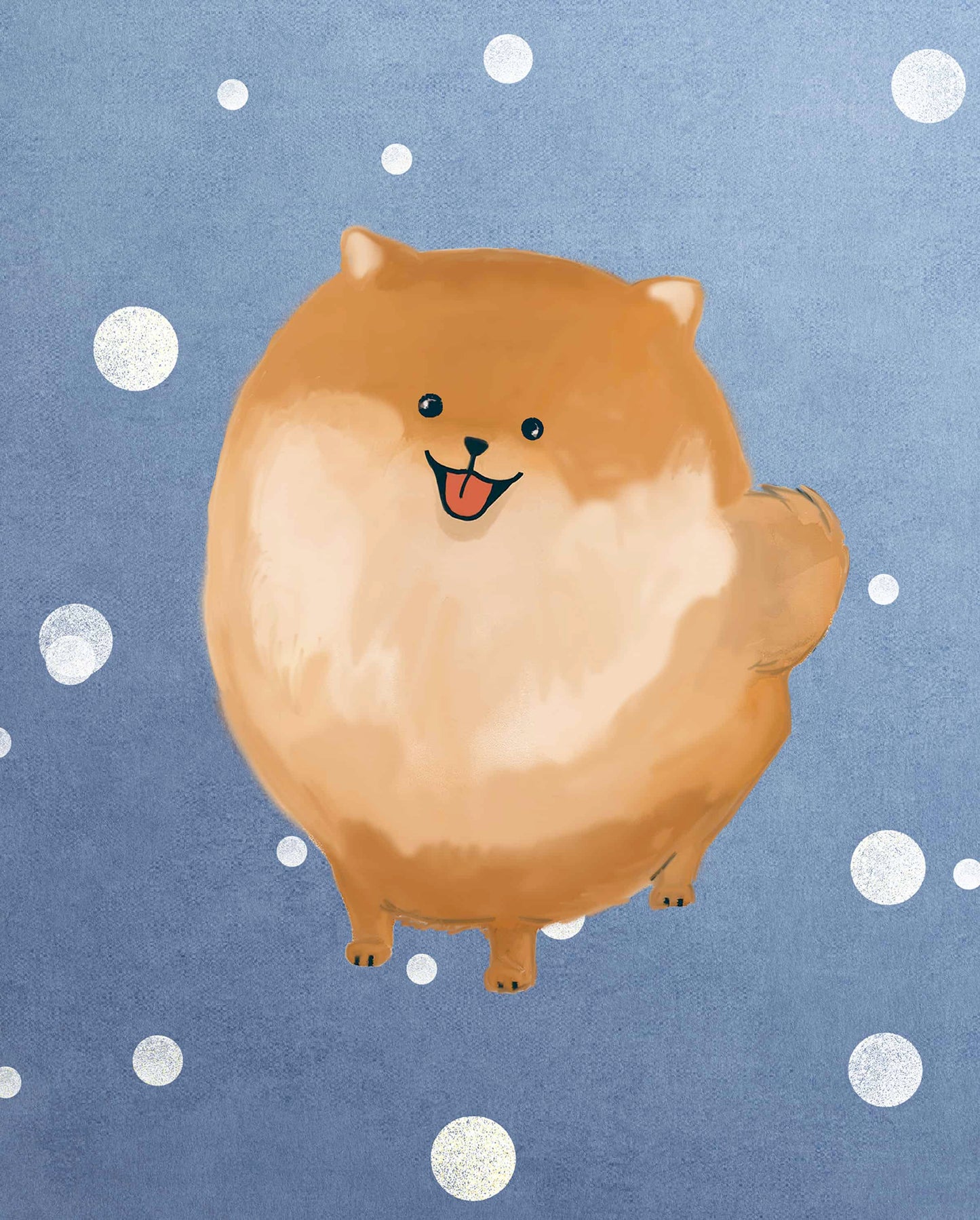 Pomeranian Sky Premium Cushion