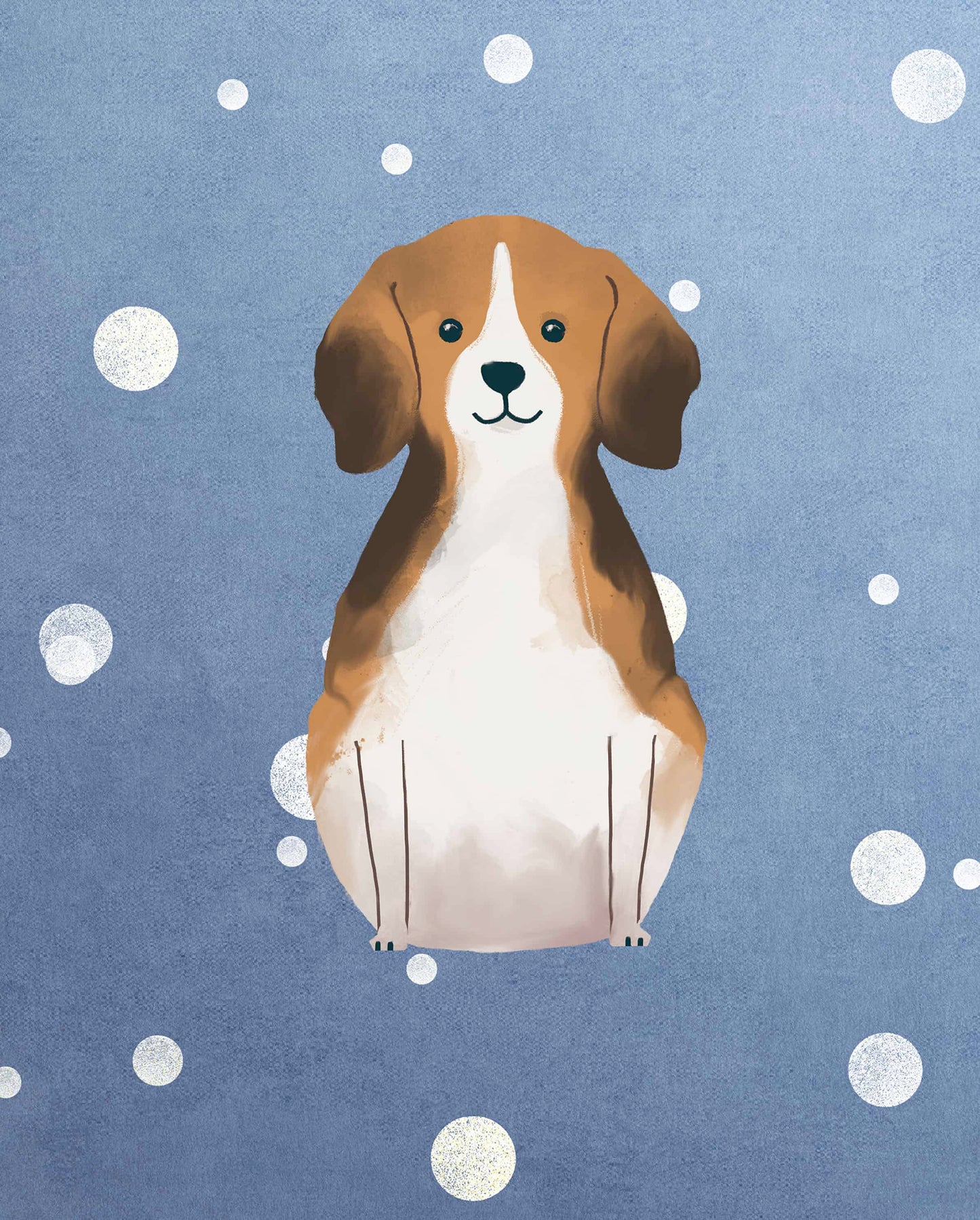 Beagle Sky Premium Cushion