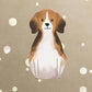 Beagle Autumn Premium Cushion