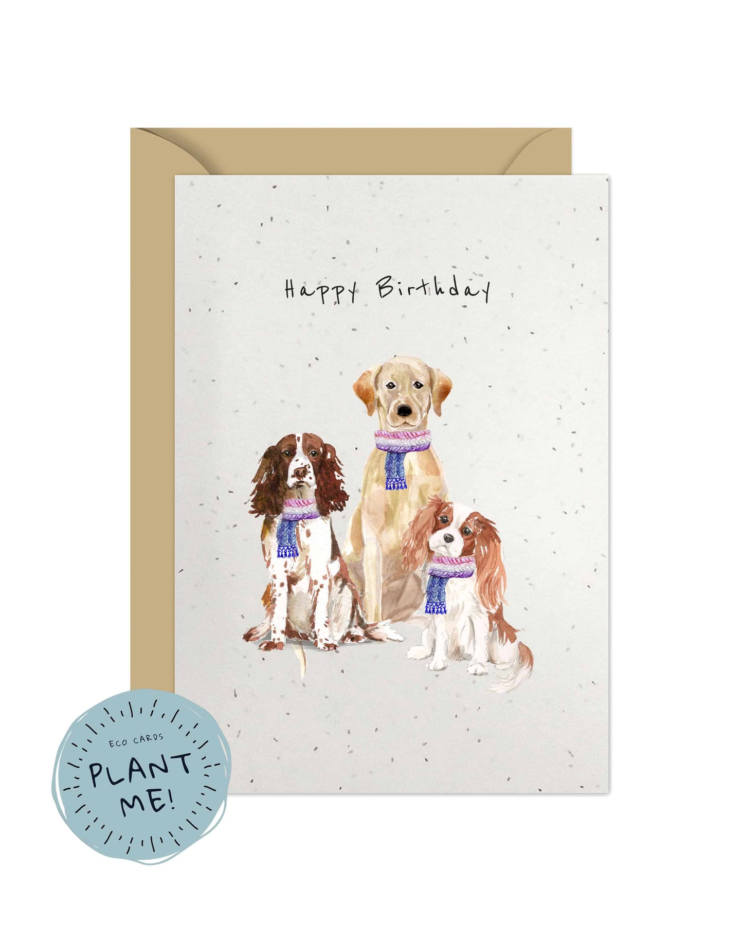 Gender Fluid Birthday Dog Card