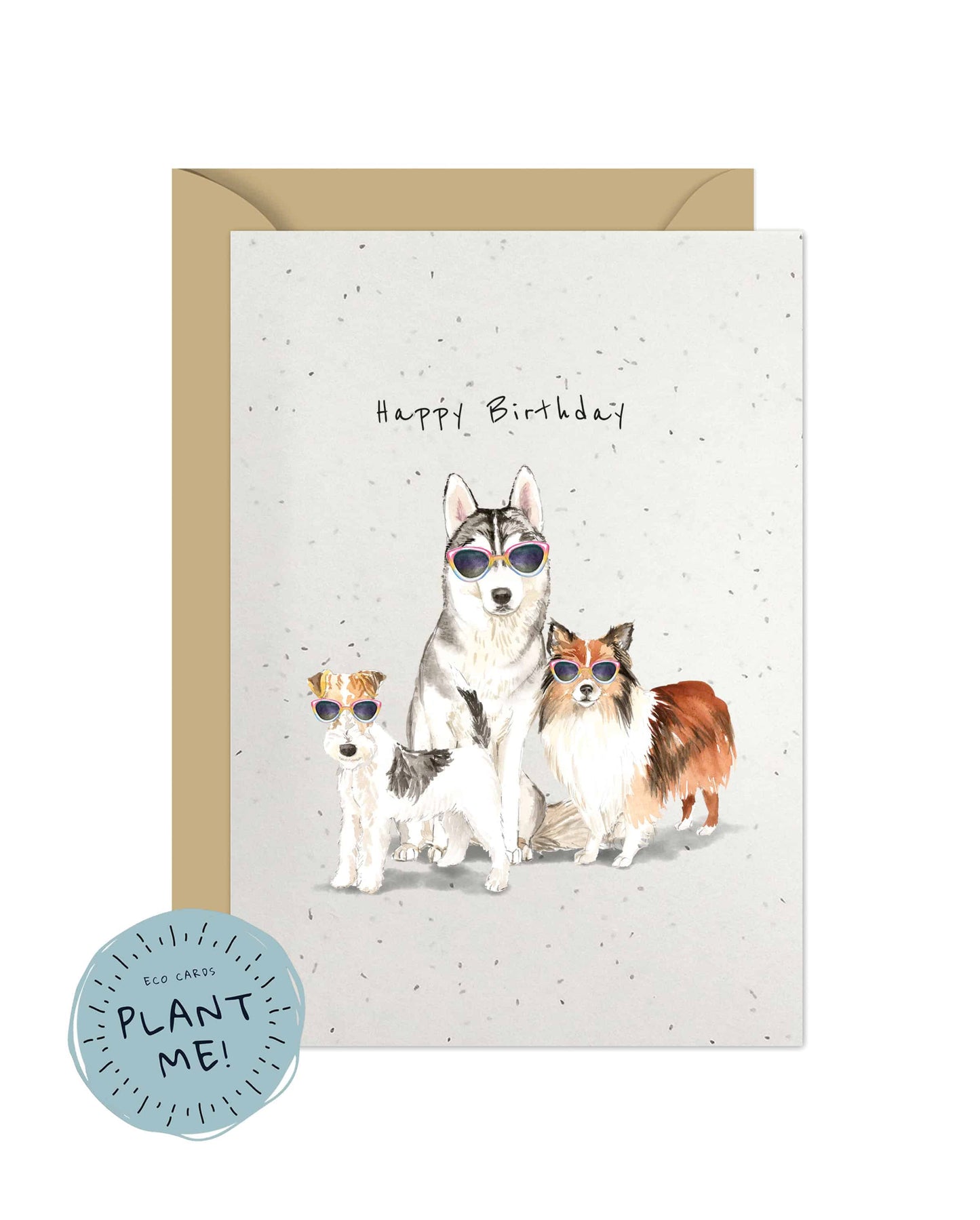 Pansexual Birthday Dog Card