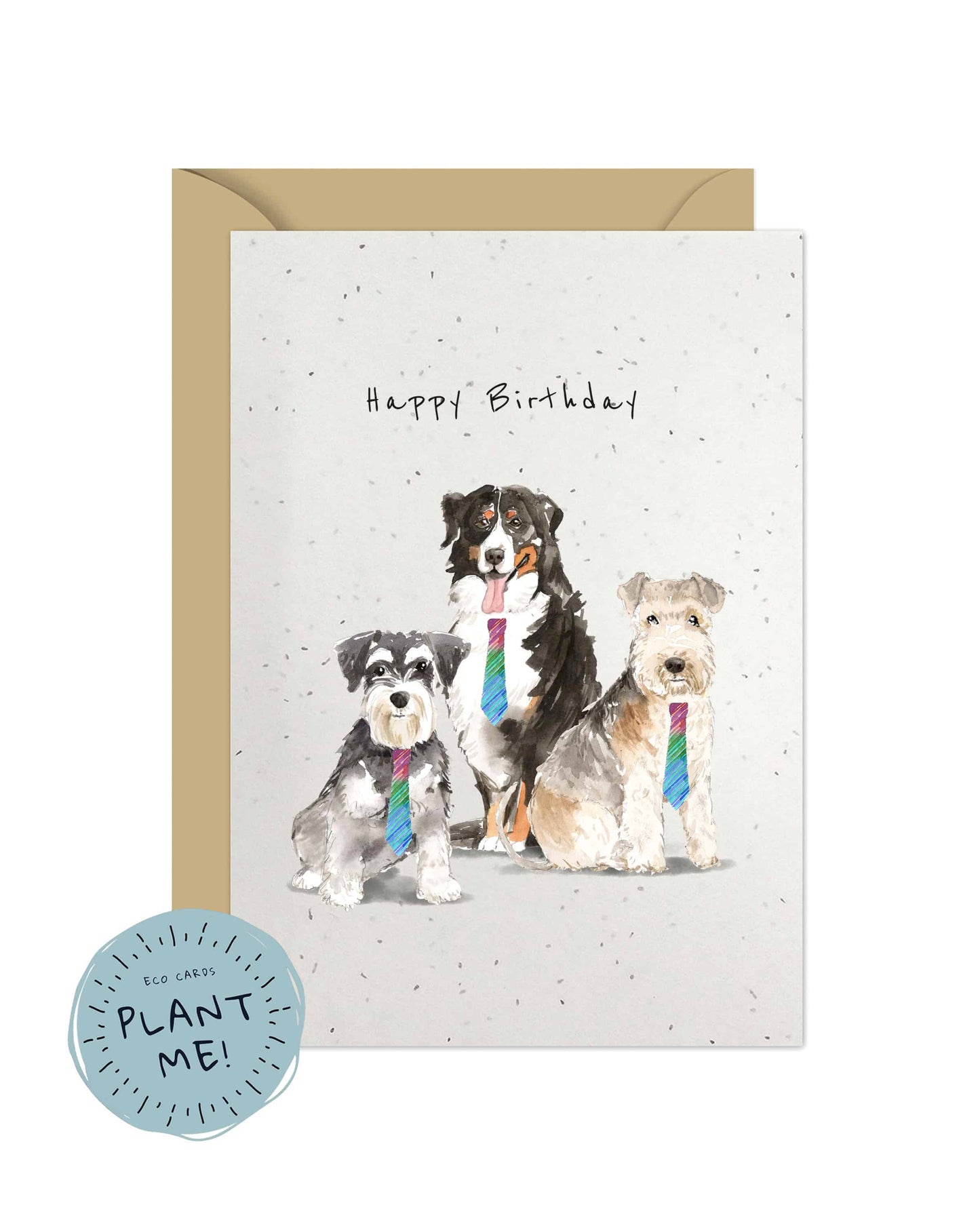 Polysexual Birthday Dog Card