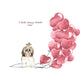 I will always WOOF You, Shih Tzu Long Hair Valentine's Card