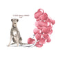 I will always WOOF You, Irish Wolf Hound Valentine's Card