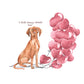 I will always WOOF You, Hungarian Vizsla Valentine's Card