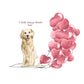 I will always WOOF You, Golden Retriever Valentine's Card