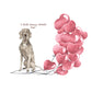 I will always WOOF You, Weimaraner Valentine's Card