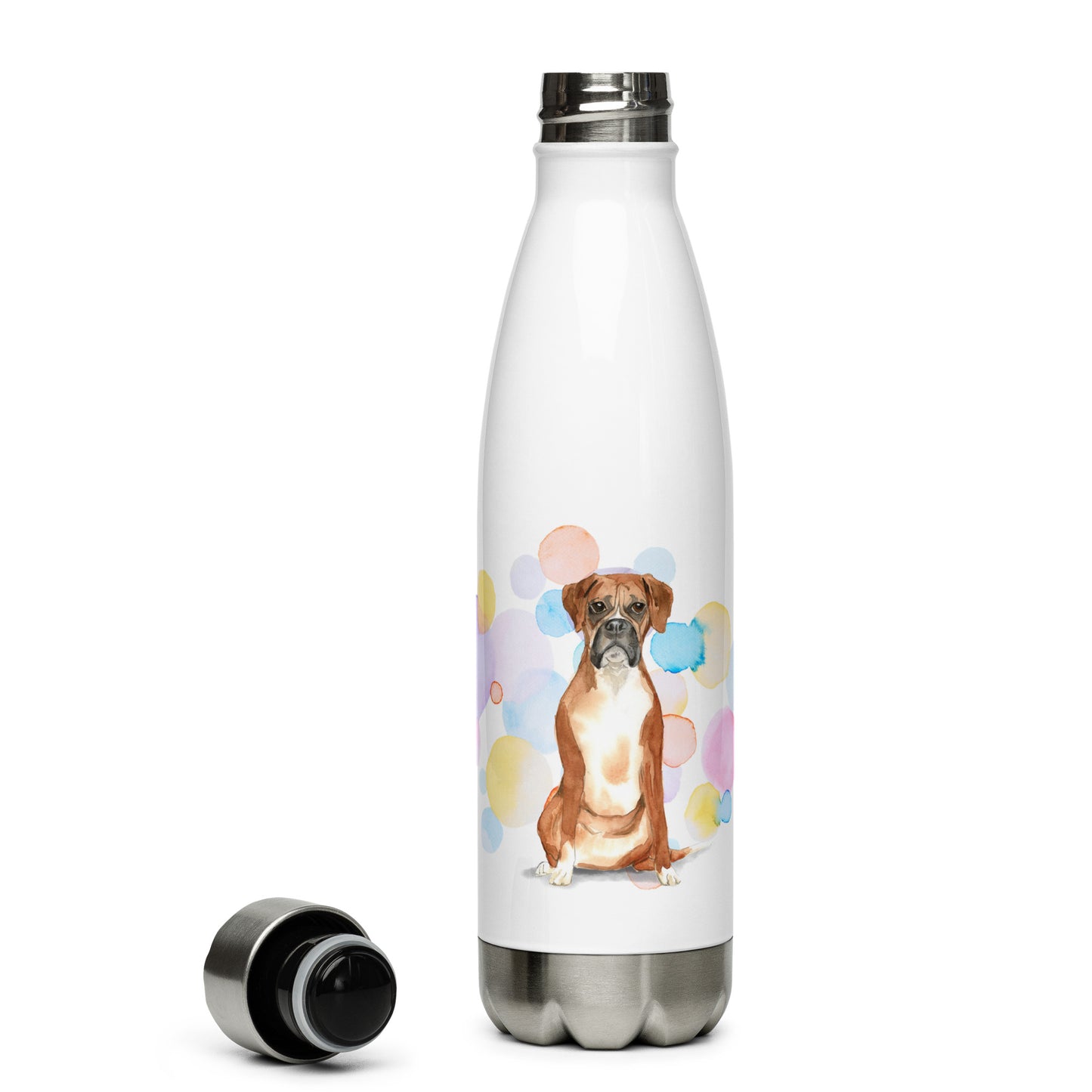 Boxer Dog Stainless Steel Water Bottle