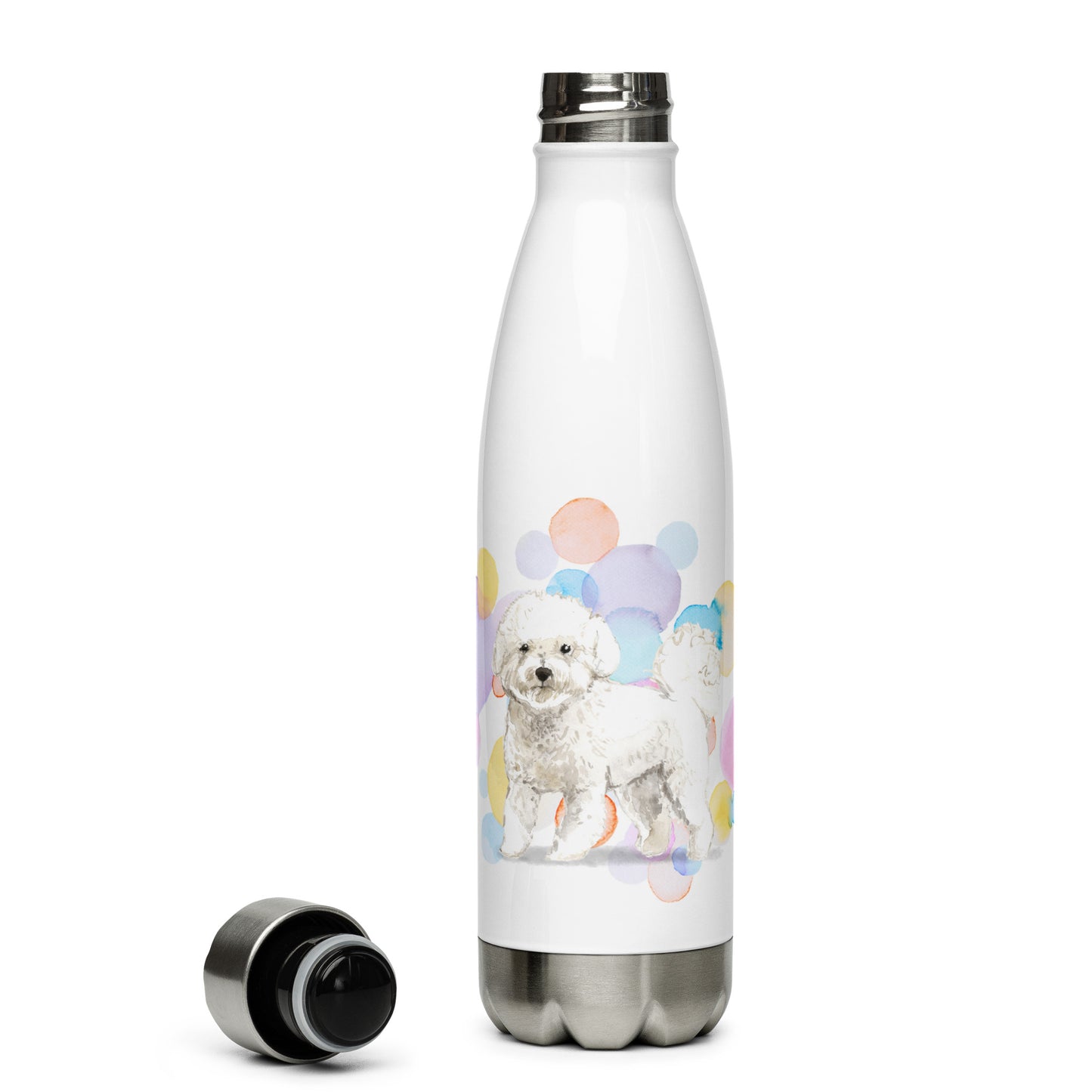 Bichon Frise Dog Stainless Steel Water Bottle