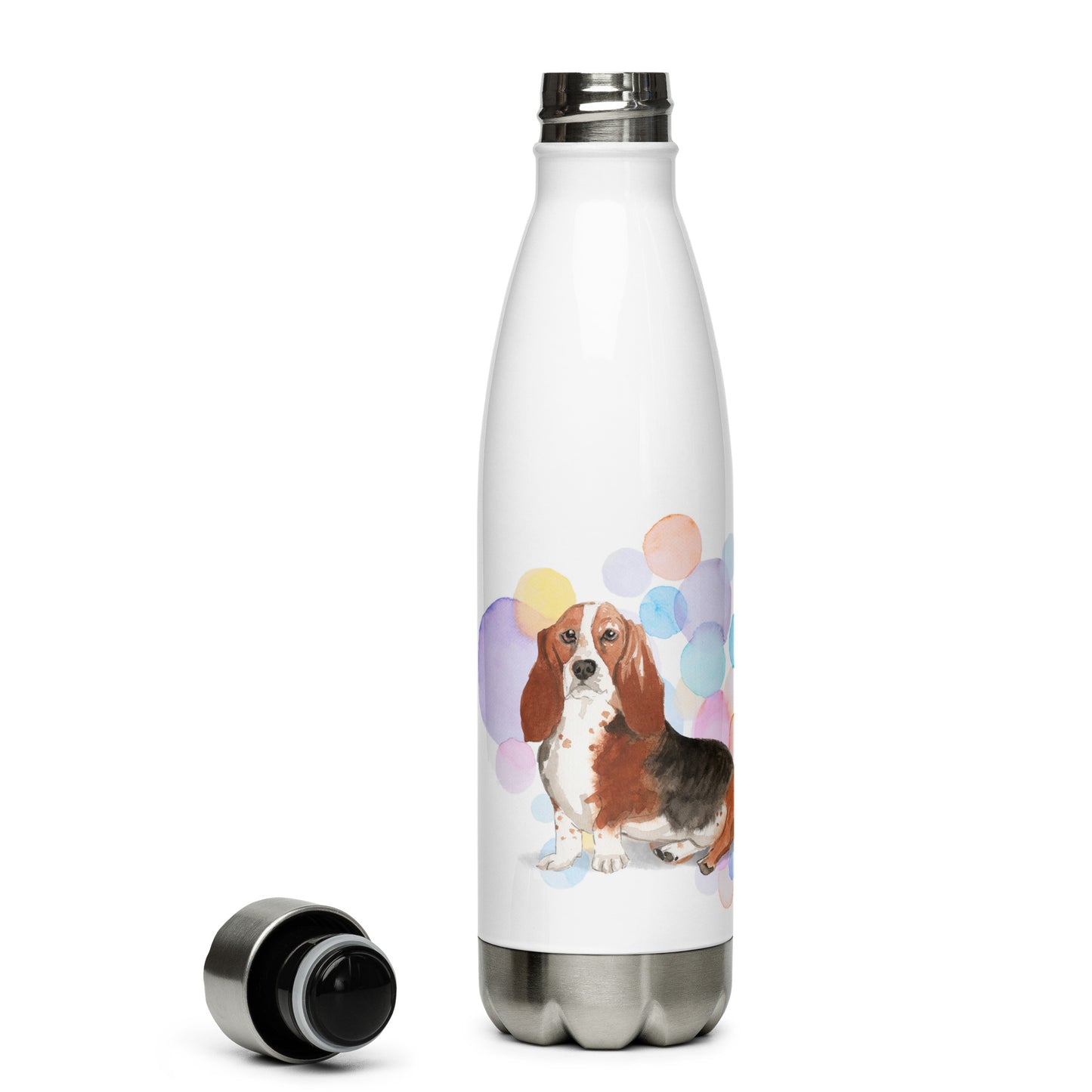 Basset Hound Dog Stainless Steel Water Bottle