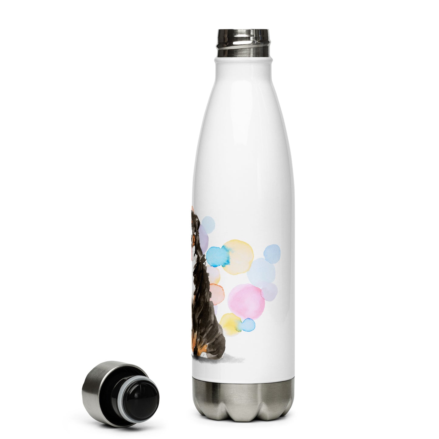 Bernese Mountain Dog Stainless Steel Water Bottle