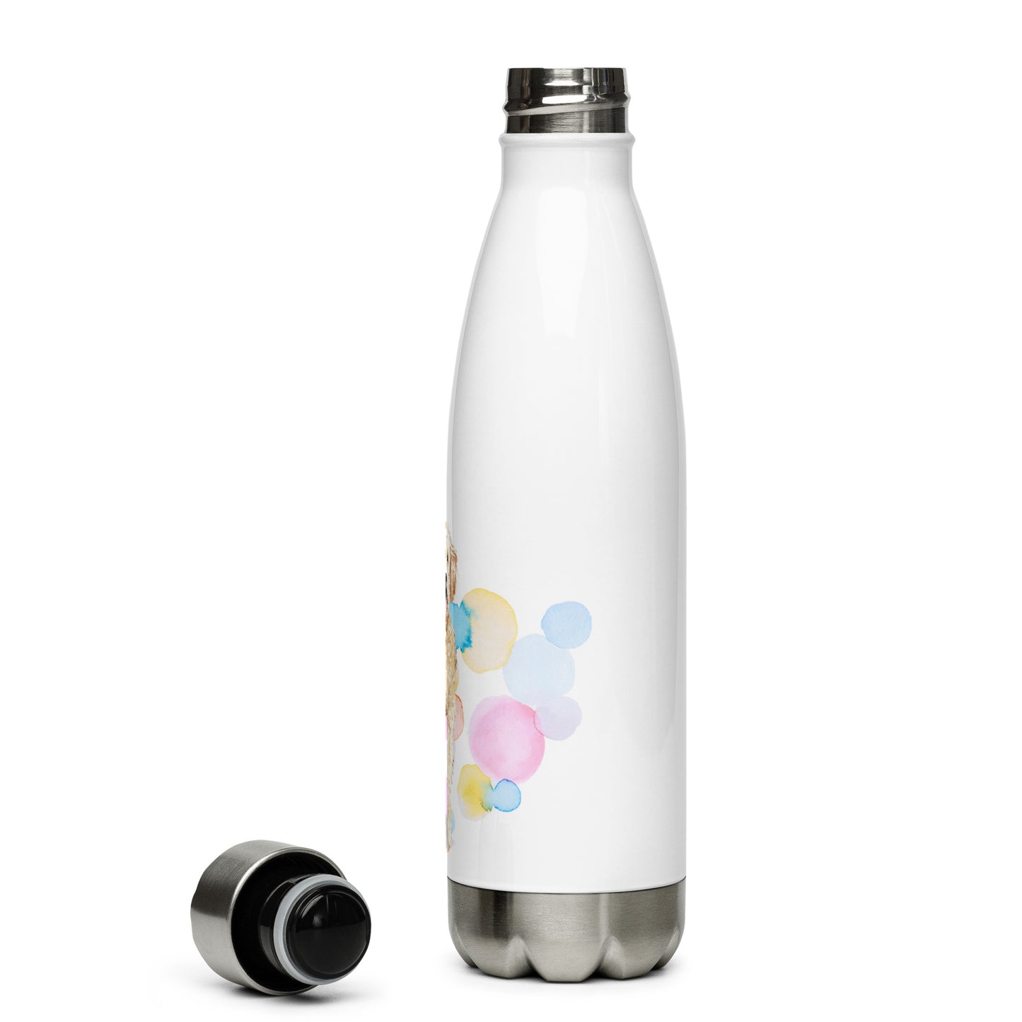 Golden Doodle Dog Splash Stainless Steel Water Bottle