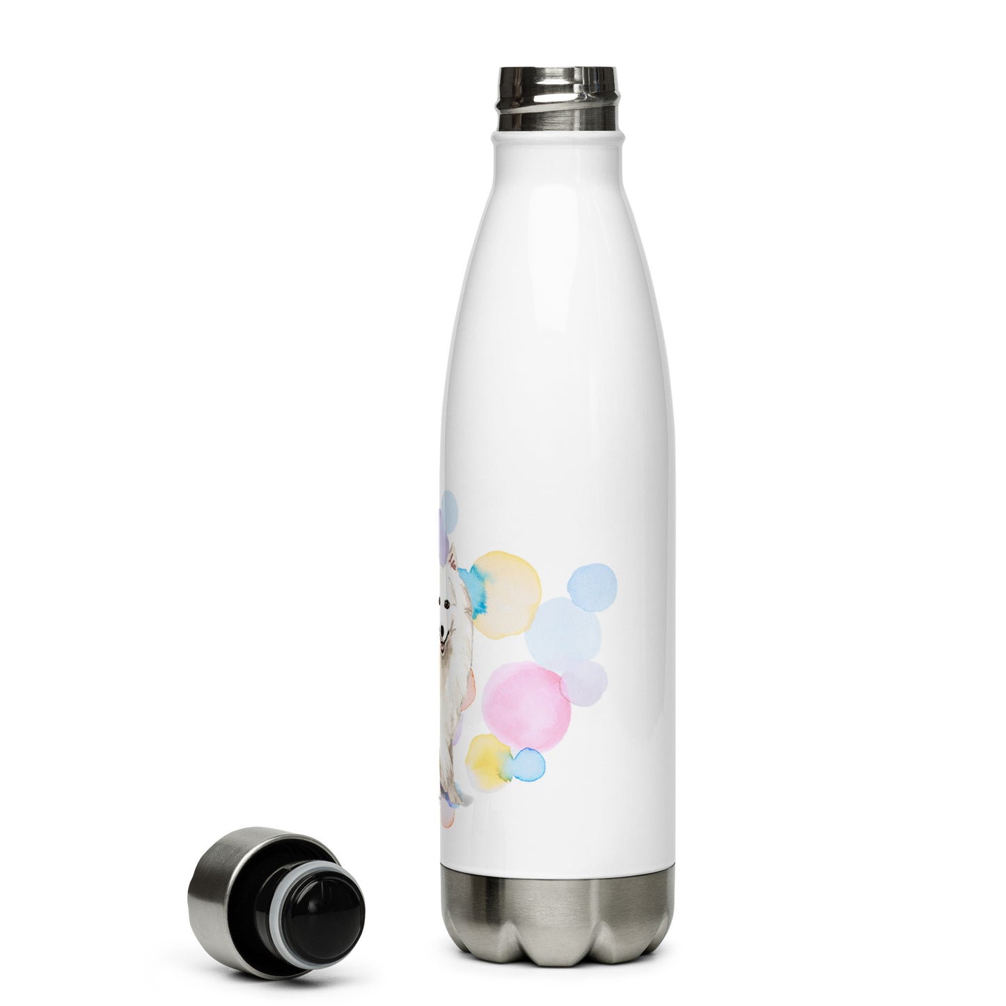 Japanese Spitz Dog Stainless Steel Water Bottle