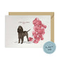 I will always WOOF You, Spinone Italiano Brown Roan Valentine's Card