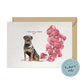 I will always WOOF You, Rottweiler Valentine's Card