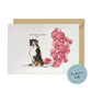 I will always WOOF You, Bernese Mountain Dog Valentine's Card